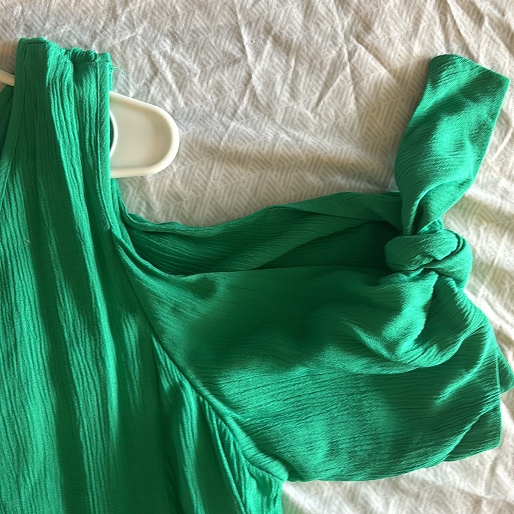 Soft Surroundings sleeveless Large green dress - Picture 3 of 8
